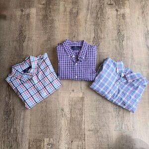 Vineyard Vines Mens Large Murray Tucker Shirt Long Sleeve Shirts Lot of Three